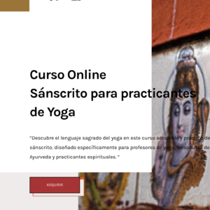 curso de sanscrito de yoga